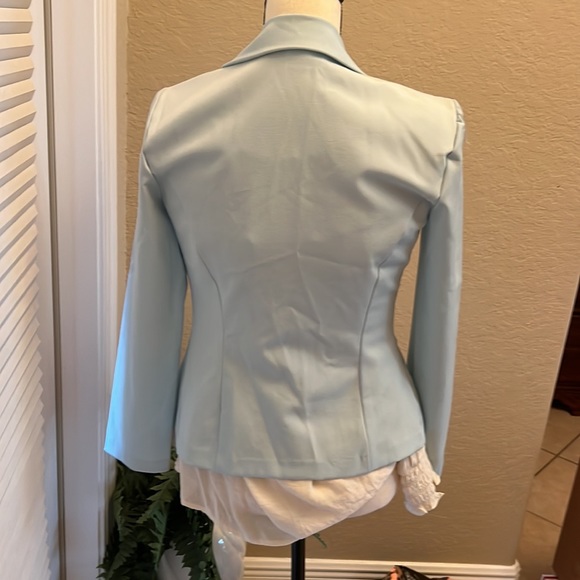Sold elsewhere A.BYER LIGHT BLUE LADY JACKET  size S used made in Mexico - Picture 4 of 8